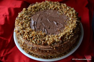 Tort grilias ciocolata nuci caramelizate (3)