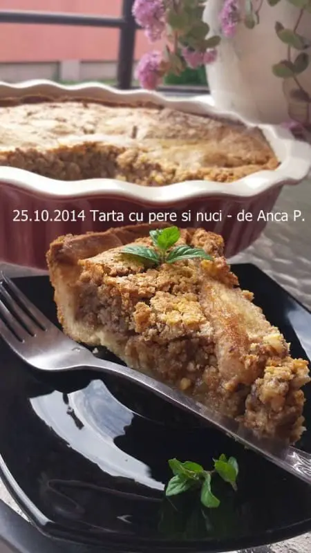 25.10.2014 Tarta cu pere si nuci - de Anca P.