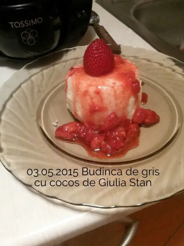 03.05.2015 Budinca de gris cu cocos Stan Giulia
