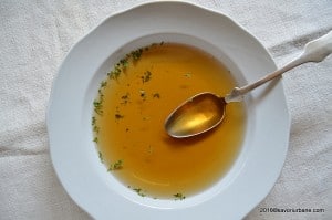 Supa de vita - limpede, clara (2)