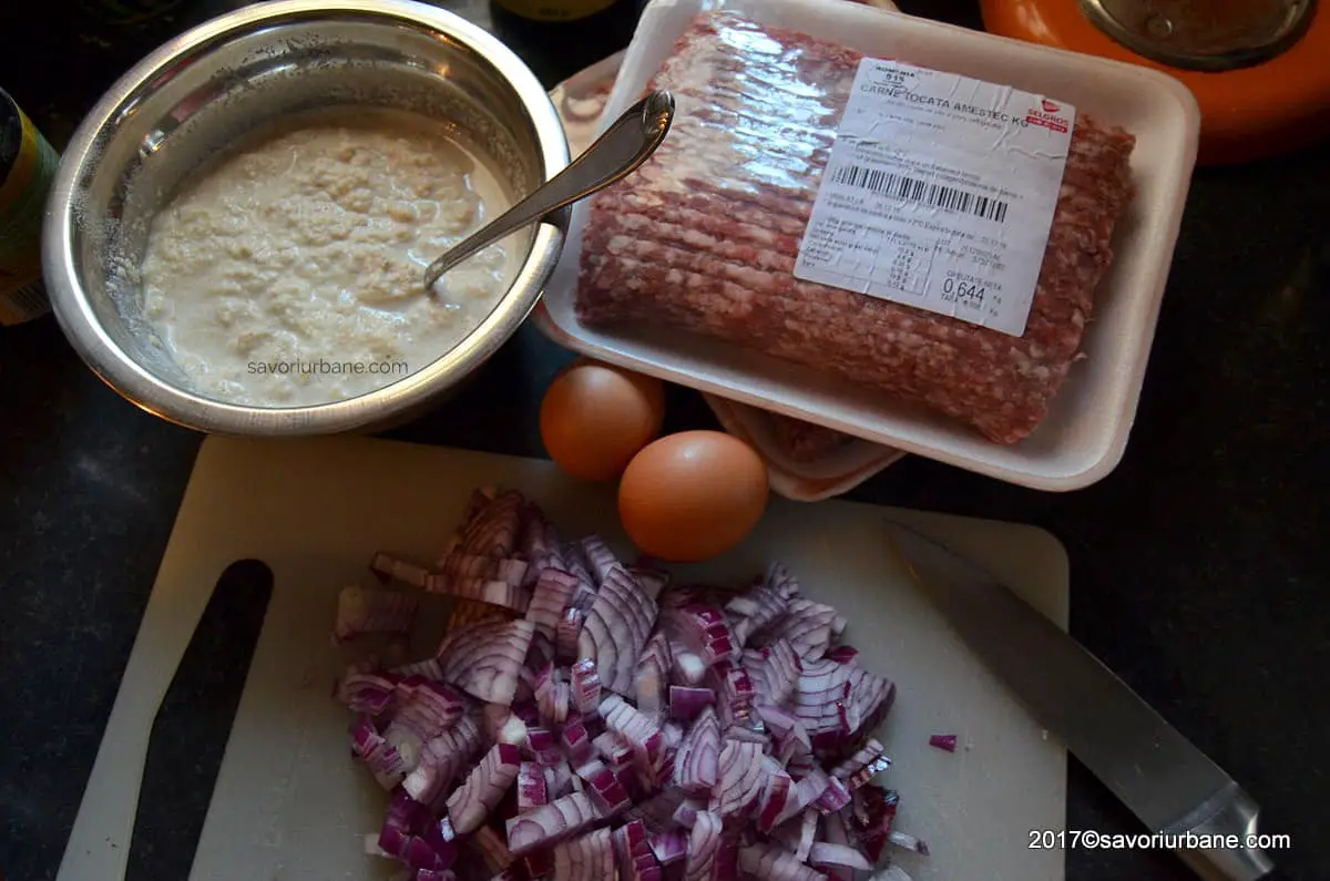 ingrediente chiftelute suedeze cu sos de mustar