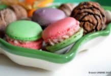 Macarons cu crema de zmeura