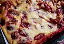 Prajitura cu prune si crema de gris reteta de foietaj cu prune Prajitura cu prune si crema de gris reteta de foietaj cu prune lichiu rapid savori urbane