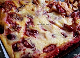 Prajitura cu prune si crema de gris reteta de foietaj cu prune Prajitura cu prune si crema de gris reteta de foietaj cu prune lichiu rapid savori urbane