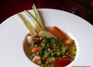 Supa de mazare a la Bran