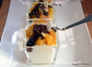 Orez cu mere caramelizate si Grand Marnier