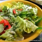 reteta salata verde cu dressing simplu