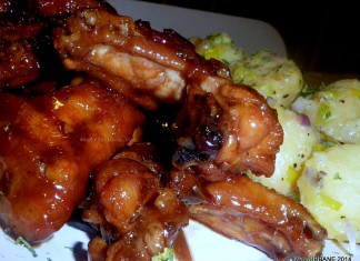 Aripioare de pui cu glazura asiatica