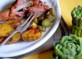 Curcan cu sos barbecue BBQ la slow cooker Curcan BBQ slow cooker (10)