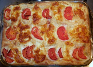 Lasagna cu vinete si mozzarella