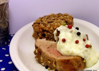 Muschiulet cu sos de branza quattro formaggi