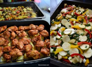 Piept de curcan cu legume la cuptor Piept de curcan cu legume la cuptor reteta savori urbane