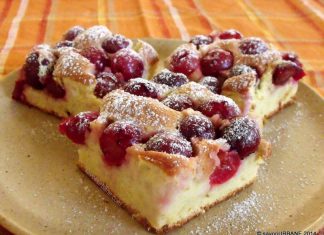 Prajitura simpla cu visine rețeta VIDEO