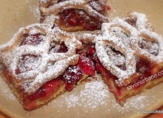 Prajitura cu visine si nuca