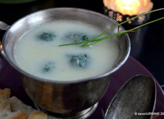 Supa crema de cartofi cu broccoli