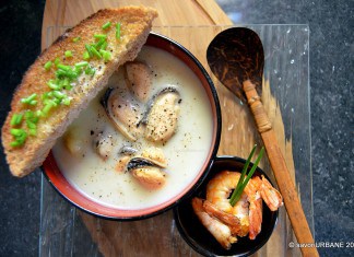 Supa de scoici Clam Chowder