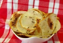 Chips de cartofi la cuptor, de casa