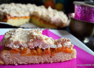 Prajitura cu caise si bezea – Damen Caprice in forma rotunda