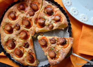 Prajitura cu caise si martipan