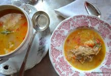 Ciorba de miel cu leustean sau tarhon reteta veche (a la grec) Ciorba de miel cu leustean sau tarhon reteta veche savori urbane