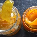 Coji de portocala si lamaie confiate – reteta de dulceata de coji de citrice