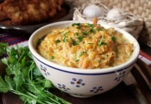 Mancare de morcovi cu usturoi si lapte