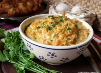 Mancare de morcovi cu usturoi si lapte