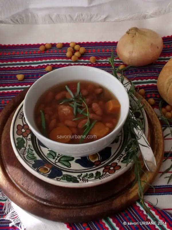 Supa din boabe de fasole proaspata (5)