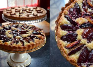 Tarta cu prune si crema frangipane Tarta cu prune si crema frangipane reteta savori urbane 1