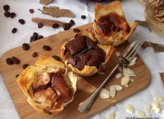 Cheesecake in cupe din foi de placinta