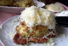 Cotlet de porc cu cascaval la cuptor – Felii ciufulite