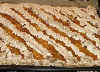 Prajitura cu branza, gem si bezea Rákoczi túrós Prajitura cu branza gem si bezea Rakoczy turos reteta savori urbane 1