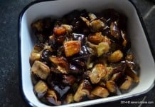 Vinete la cuptor cu mujdei de usturoi