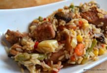 Pilaf de orez cu legume si carne Pilaf orez carne legume (1)