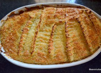 Placinta ciobanului cu piure de cartofi si carne sau Hachis Parmentier Placinta ciobanului cu piure de cartofi si carne sau Hachis Parmentier reteta savori urbane