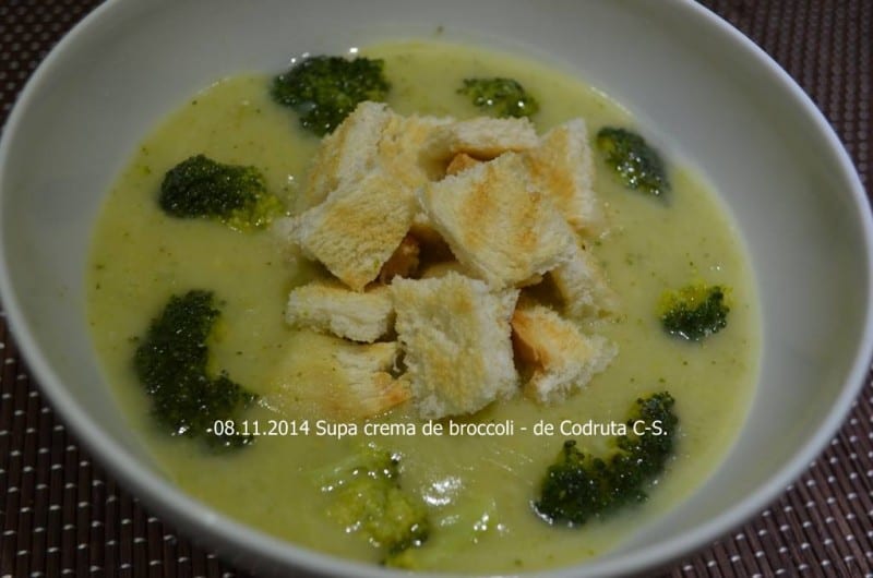08.11.2014 Supa crema de broccoli - de Codruta C-S.