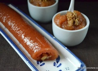 Cas de gutui – reteta de rulada cu nuci Cas de gutui rulada cu nuci branzeturi Savori Urbane (13)