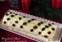 Rulada cu crema de lamaie si merisoare