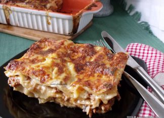 Lasagna cu carne si ciuperci