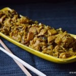 Curry de pui cu wok noodles in stil malaezian