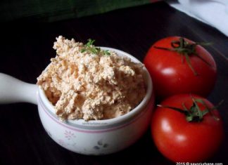 Crema de branza cu rosii dieta Rina