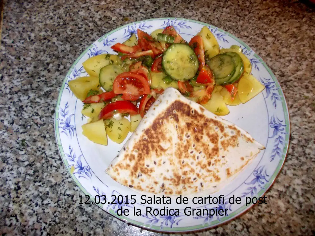 12.03.2015 Salata de cartofi de post Rodica Granpier