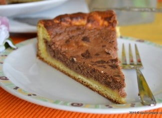 Pasca cu cacao si fulgi de ciocolata