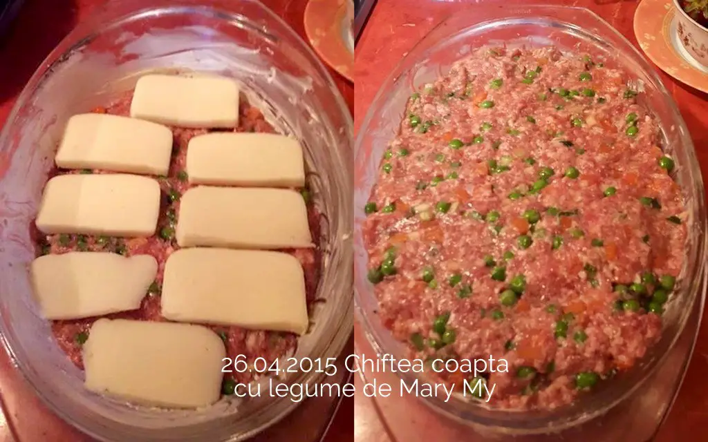 26.04.2015 Chiftea coapta cu legume Mary My colaj