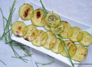 Chips din dovlecei la cuptor