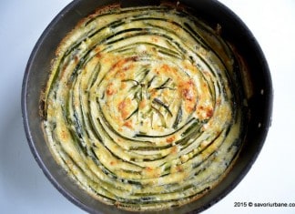 Dovlecei la cuptor cu cascaval si sos alb (Bechamel)