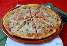Pizza la tigaie reteta rapida fara praf de copt Pizza la tigaie reteta rapida savori urbane