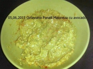 05,06,2015 Octaviana Panait Maioneza cu avocado