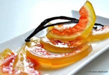 Dulceata din coaja de pepene verde – rosu sau coji de pepene confiate