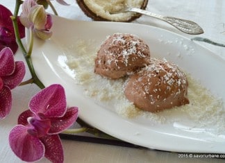 Inghetata de casa cu cocos si ciocolata – Bounty